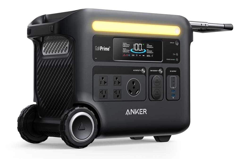 Anker SOLIX F2600 Portable Power Station - 2560Wh - 2400W