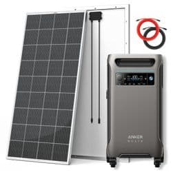 Anker SOLIX F3800 Solar Generator - 3840Wh - With 2x 200W Rich Solar Panels