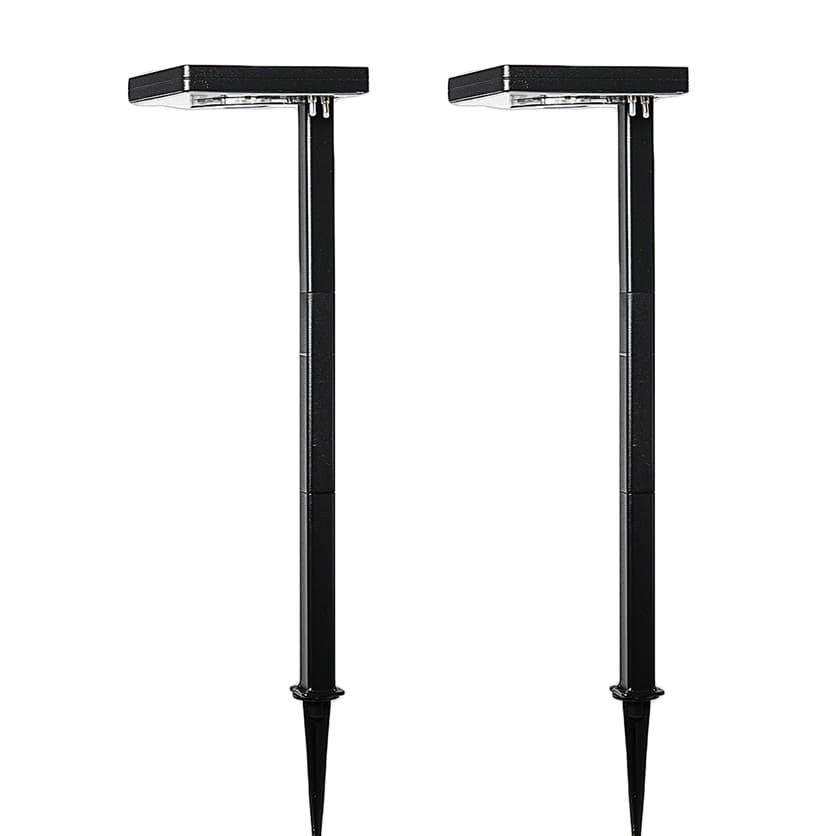 Gama Sonic Contemporary Square Solar Path Light - 2 Pack
