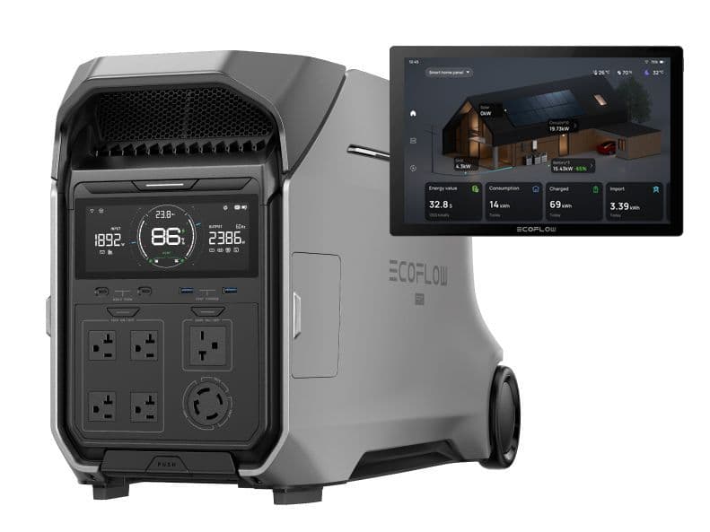 EcoFlow Delta Pro 3 Portable Power Station and PowerInsight Home Energy Manager Kit
