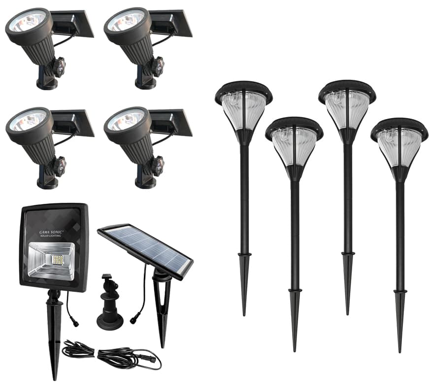 Residential Solar Landscape Lighting Kit - Cool White