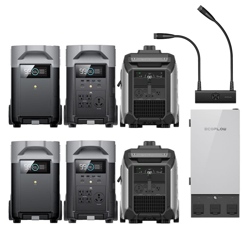Ecoflow Delta Pro Hybrid Home Power Kit - Featuring the Smart Home Panel 2