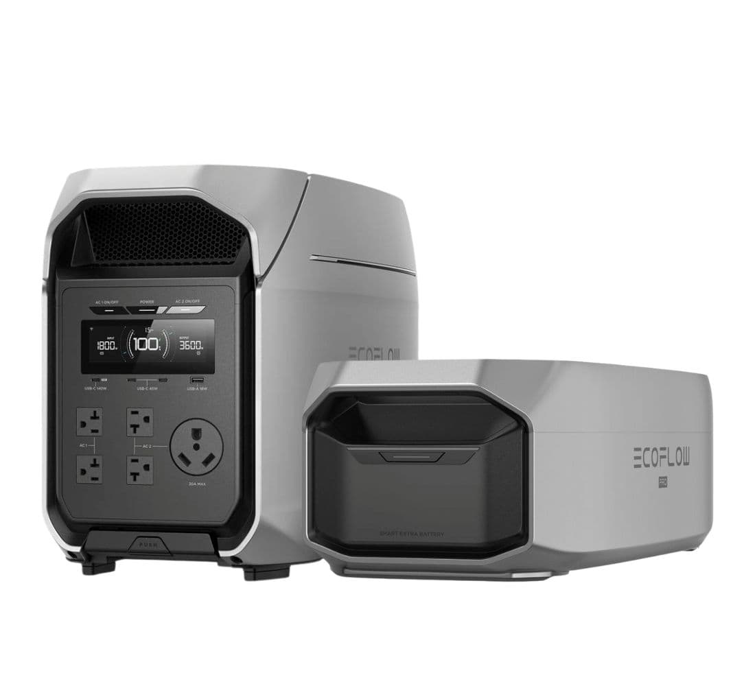 EcoFlow Delta 3 Ultra Plus Portable Powerstation with Delta Pro 3 Extra Battery - 7168Wh