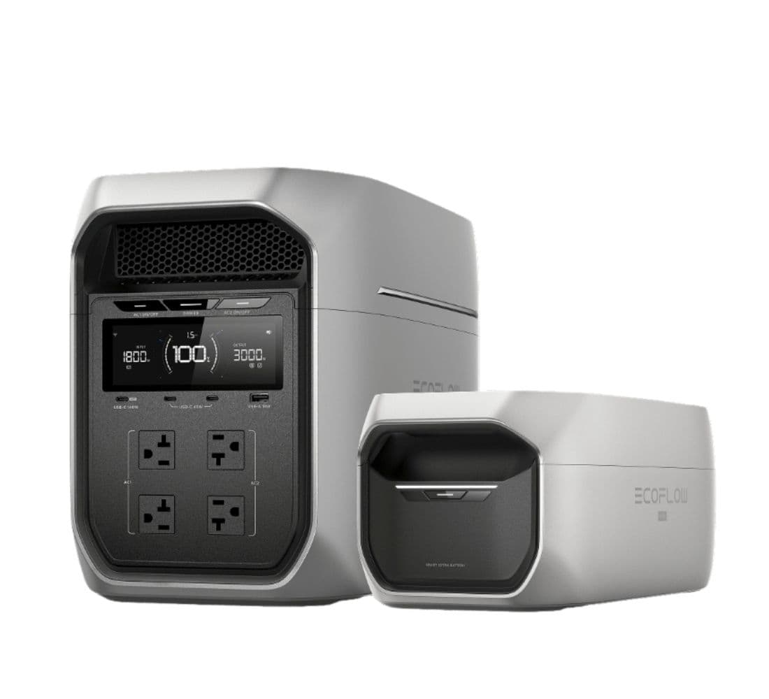 EcoFlow Delta 3 Max Plus Portable Powerstation with Smart Extra Battery