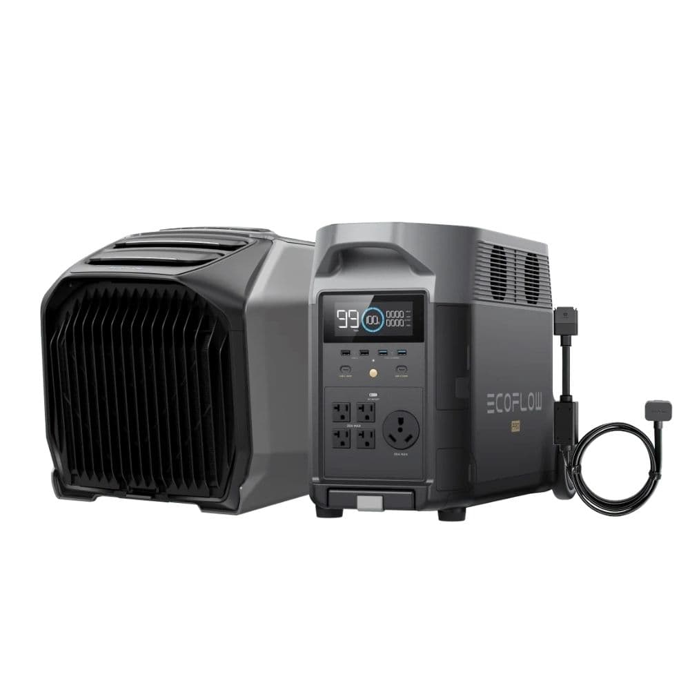 EcoFlow Wave 3 Portable Air Conditioner and Heater with Delta Pro Portable Powerstation