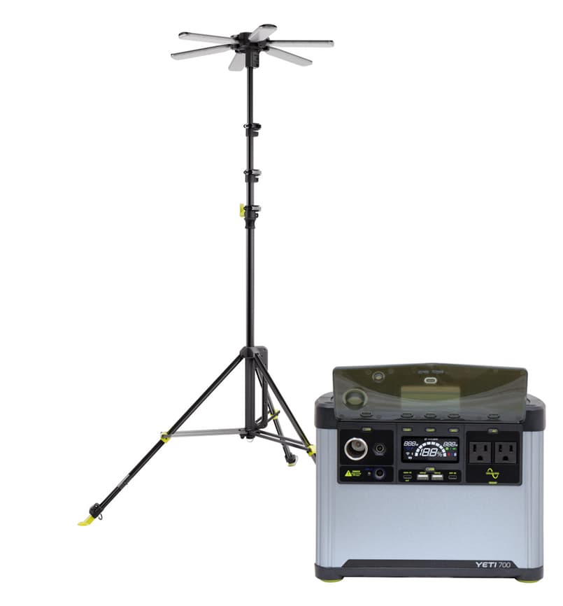 Goal Zero Yeti 700 Compact Portable Power Station with Skylight Portable Area Light