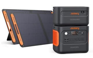 Jackery Explorer 1000 Plus Solar Generator Expansion Kit - Includes 2x 100W Solar Panels