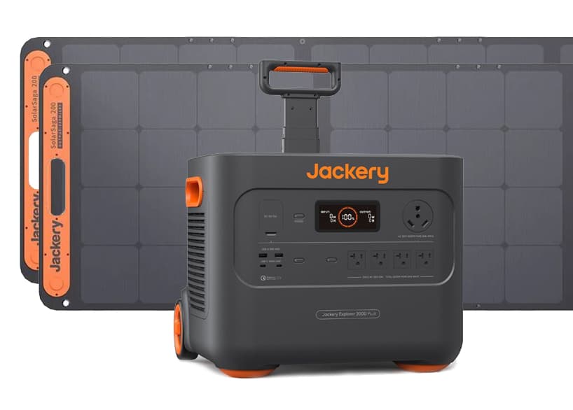 Jackery Solar Generator 2000 Plus - With 2x 200W Solar Panels