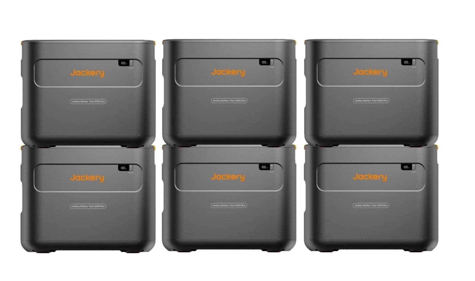 Jackery Expansion Battery Pack 5000 Plus - 6 Pack