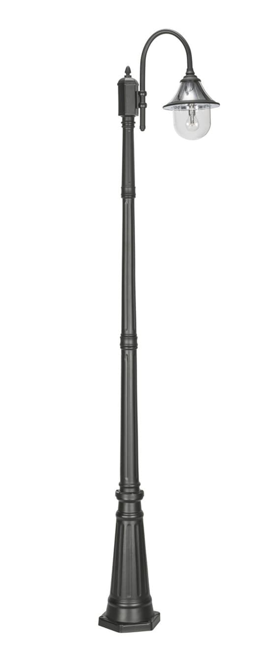 Orion Solar Post Light in Black