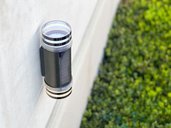 Techko Solar Cylinder Wall Light - Dual Direction