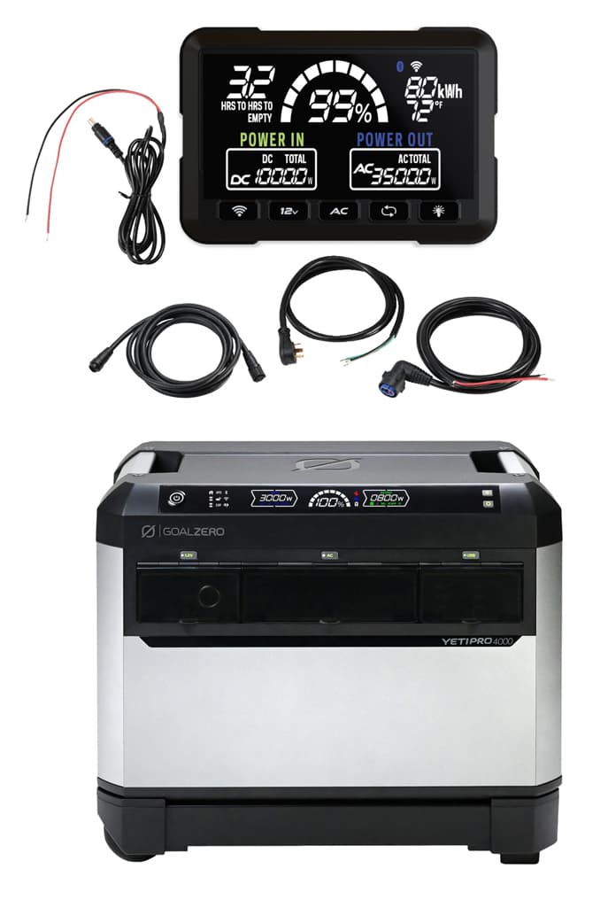 Goal Zero Yeti Pro 4000 Escape Drivable Kit