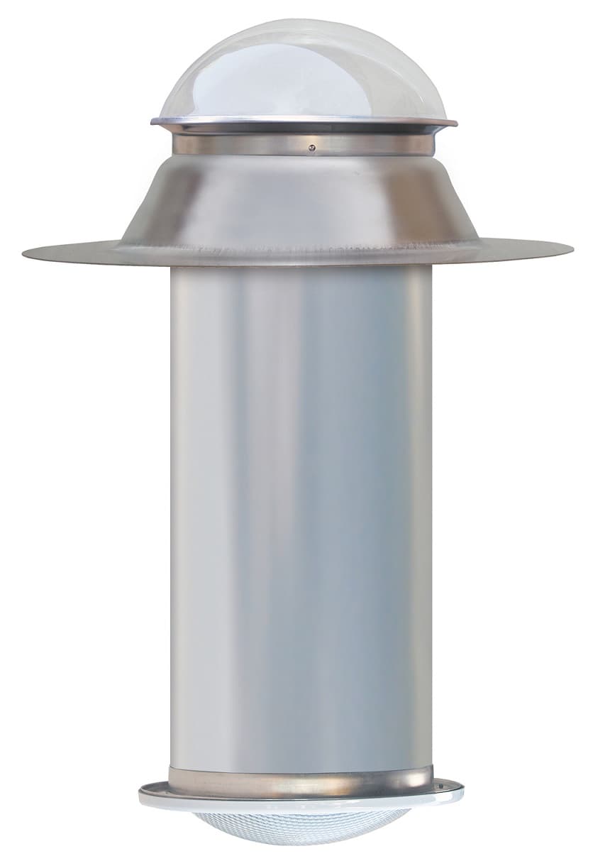 13" Tubular Skylight - Brightness Equivalent 500 Watts - for Flat Roofs