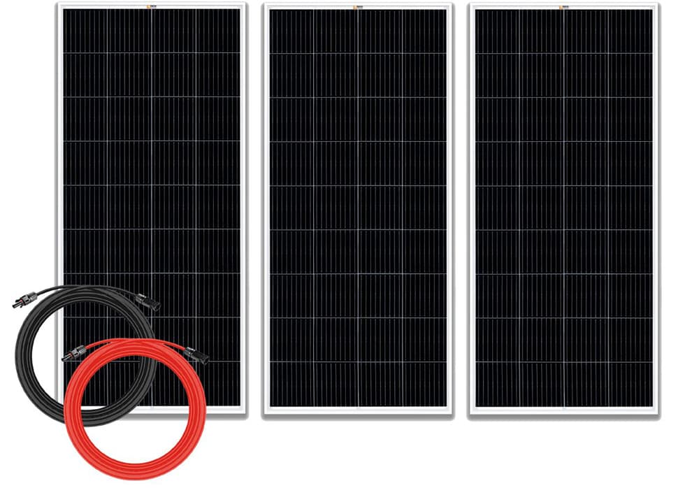 Rich Solar 600 Watt 12V Monocrystalline Solar Panel Add on Kit - Designed for Ecoflow, Bluetti and Zendure