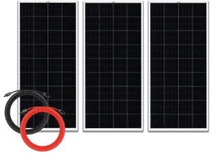 Rich Solar 600 Watt 12V Monocrystalline Solar Panel Add on Kit - Designed for Ecoflow, Bluetti and Zendure