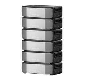 6x Ecoflow Delta Pro Ultra X Expansion Battery - 36,864 Watt Hours