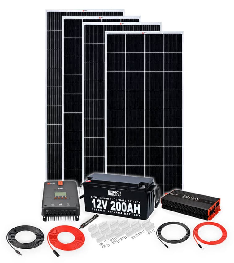 Rich Solar 800 Watt Complete Solar Kit