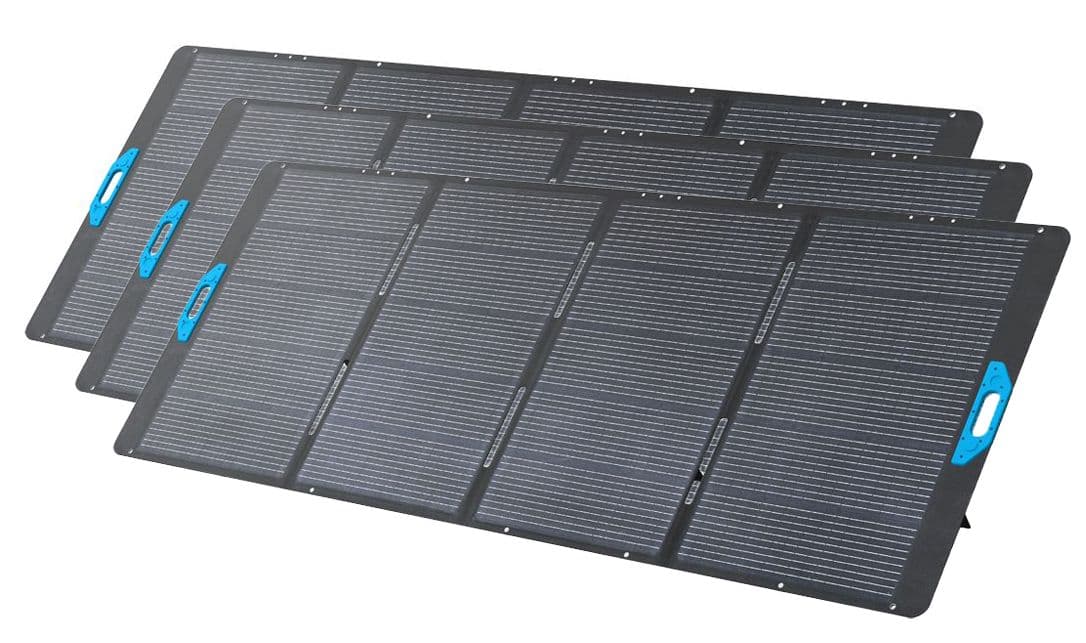 3x Anker SOLIX PS400 400W Solar Panel