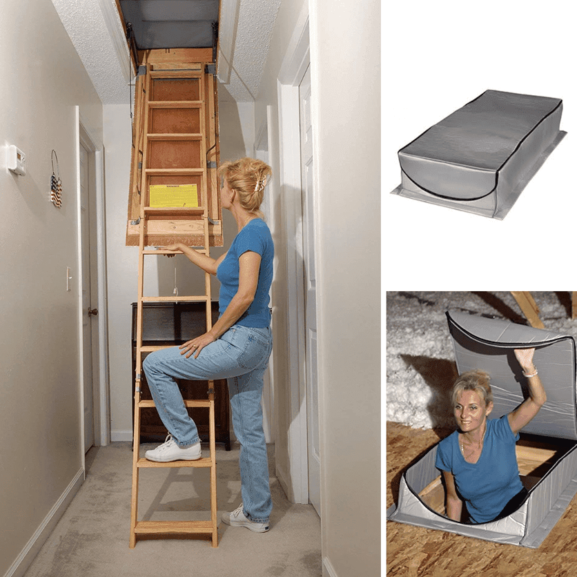 Attic Tent - Attic Stairway Insulation