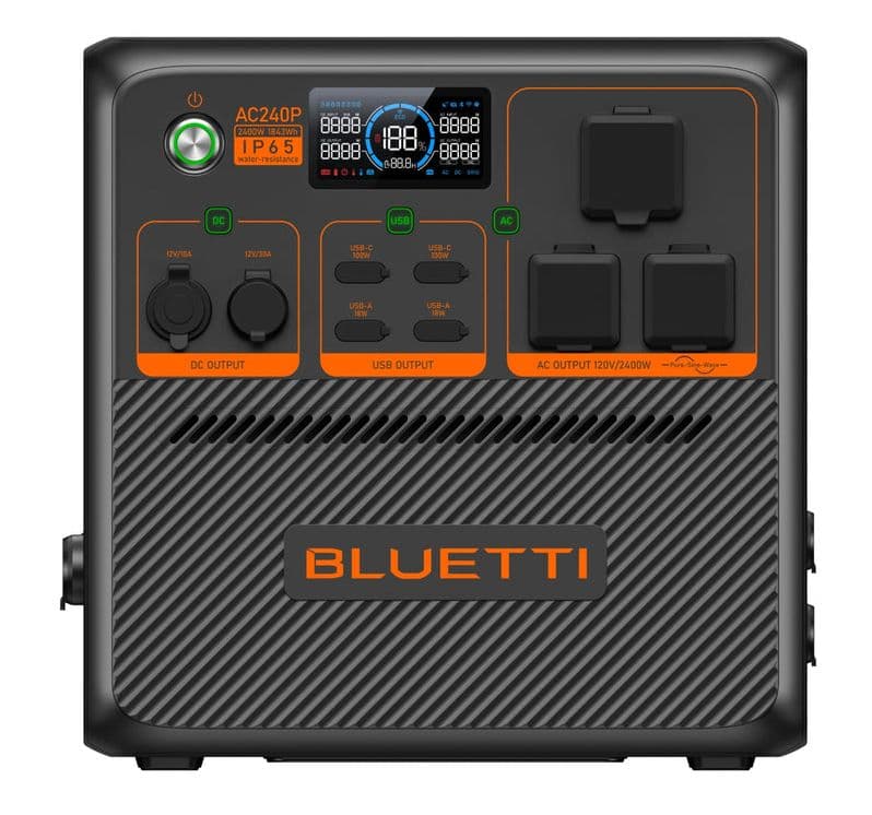 Bluetti AC240P Portable Power Station - 1843Wh - 2400W