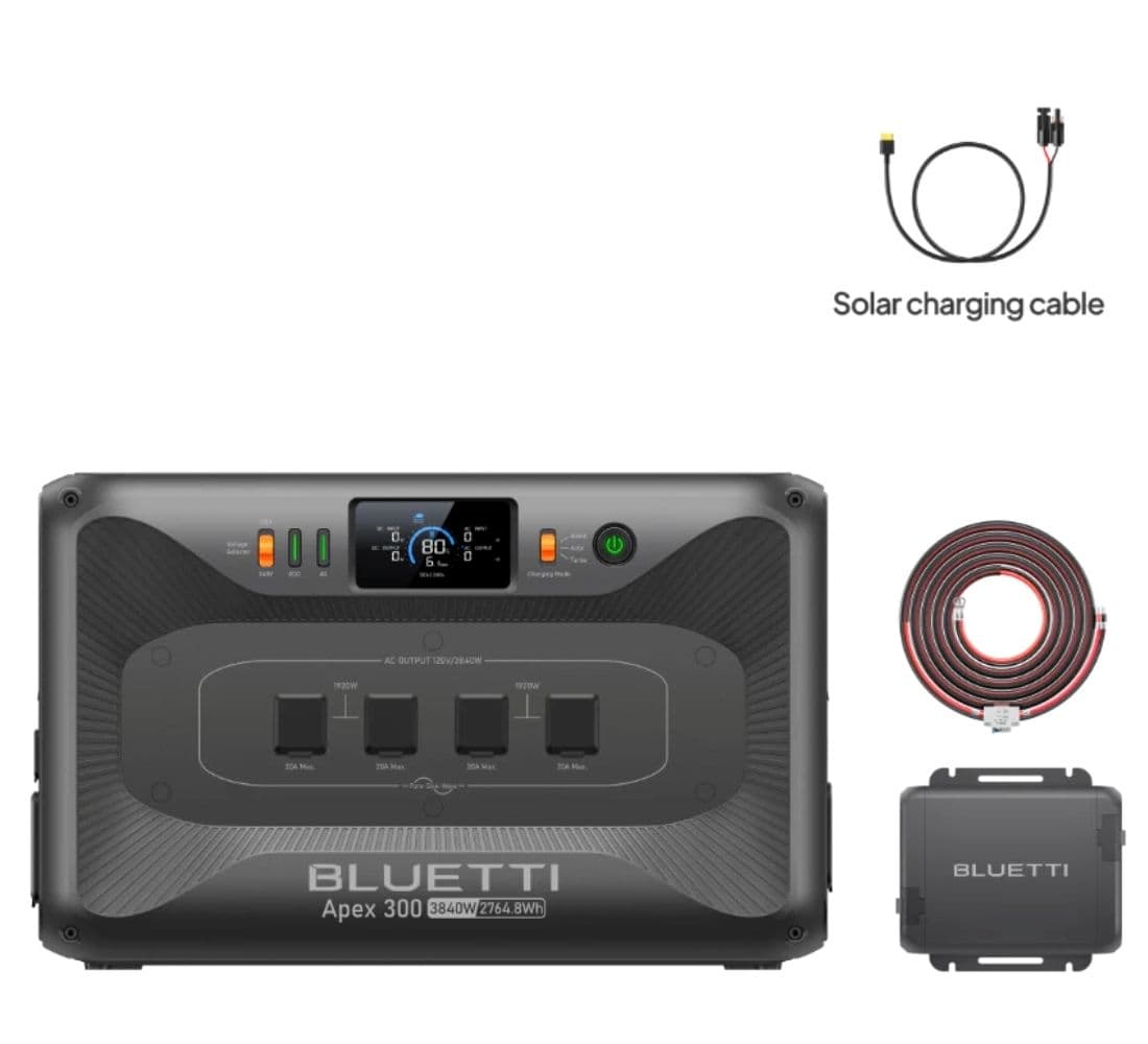 Bluetti Apex 300 Portable Power Station with 560W Alternator Charger 1
