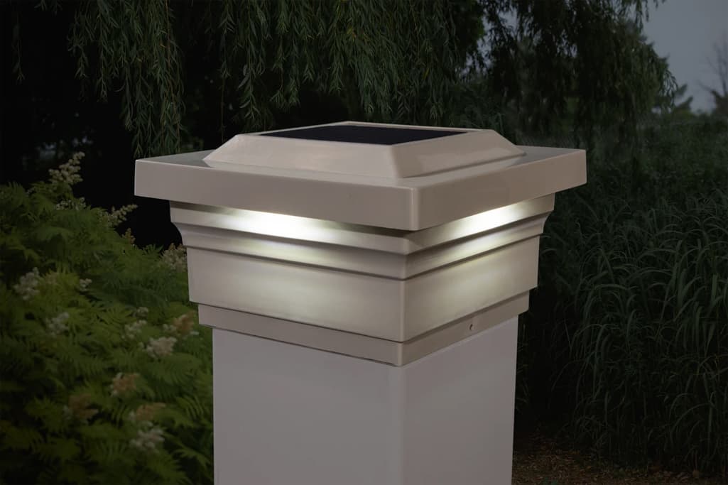 Classy Caps Majestic Tan Solar Post Cap for 5x5 PVC Posts