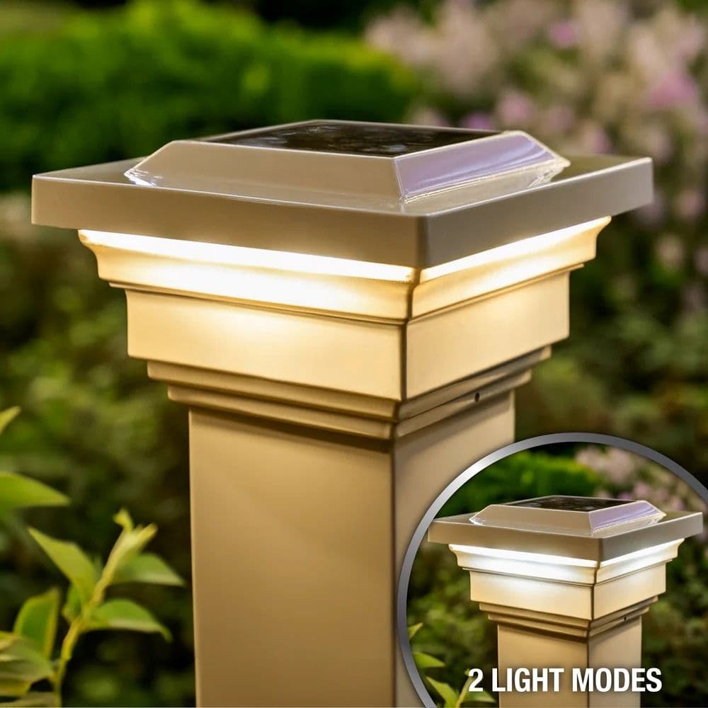 Classy Caps Regal Tan Solar Post Cap for 4x4 Posts