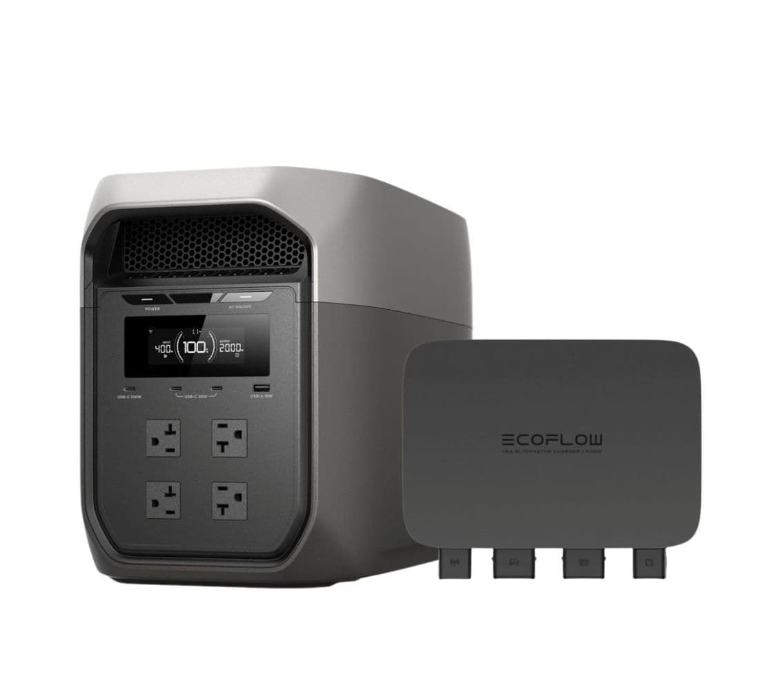 Ecoflow Delta 3 Max Powerstation with 500W Alternator Charger