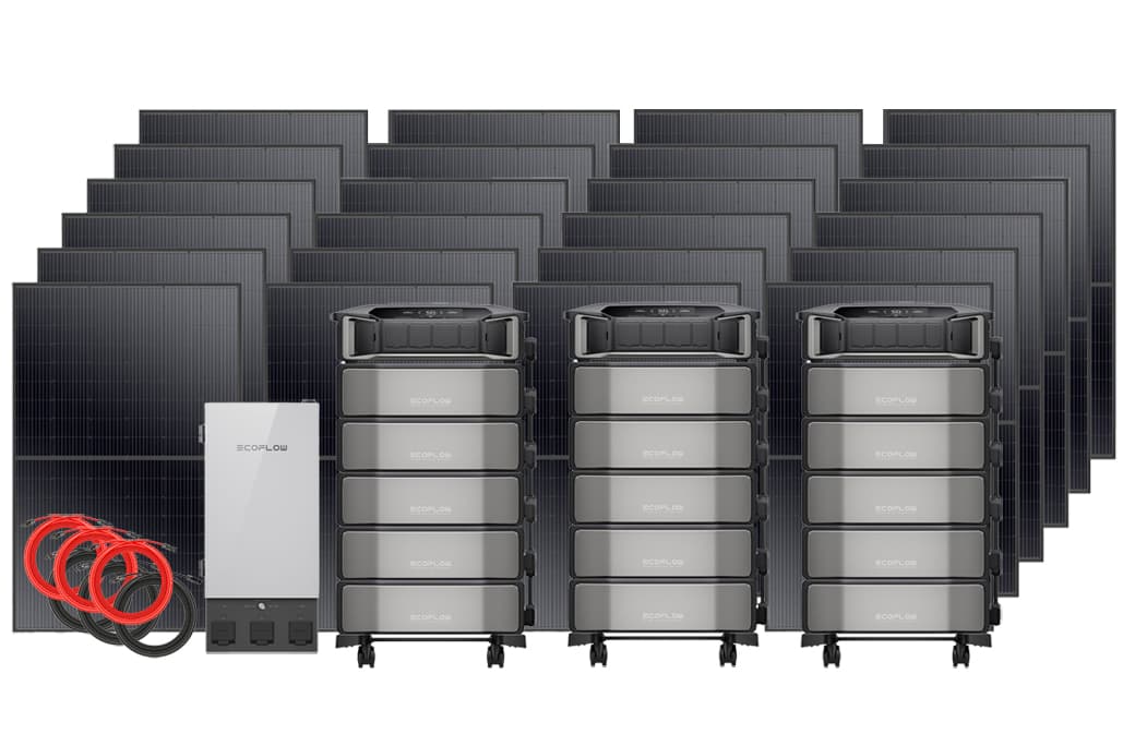 Ecoflow Delta Pro Ultra Entire Home Solar Generator Kit - 92kWh Storage - 9840 Watts of Solar