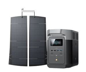 EcoFlow Delta 2 Plus Tesla Model Y 290W EV Solar Panel Kit