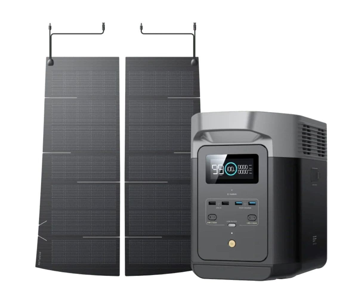 EcoFlow Delta 2 Plus Tesla Model 3 256W EV Solar Panel Kit