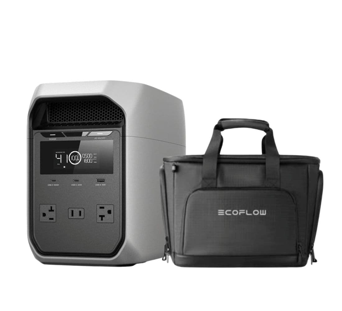 EcoFlow Delta 3 Classic Portable Power Station with Waterproof Bag