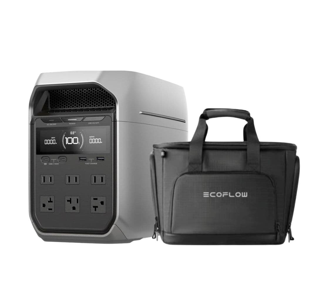 EcoFlow DELTA 3 Plus Portable Power Station with Waterproof Bag