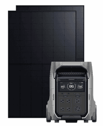 EcoFlow Delta Pro 3 Portable Solar Generator Kit - With 2x Rigid Anker 440 Watt Solar Panels