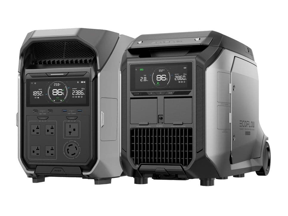 EcoFlow Delta Pro 3 Power Station and Smart Dual Fuel 4000 Generator Kit