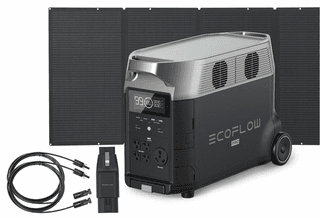 Ecoflow Delta Pro with 400W Solar Panel with Free EV X-Stream Adapter and MC4 Extension Cable - Special Bundle