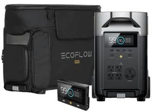 EcoFlow Delta Pro Portable Power Station with Lightweight Pro Bag & Remote Control