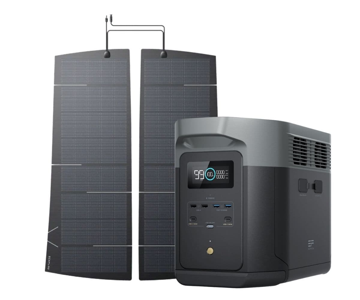 EcoFlow Delta 2 Max Plus Tesla Model Y 290W EV Solar Panel Kit