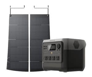 Ecoflow River 2 Pro Plus Tesla Model 3 256W EV Solar Panel Kit