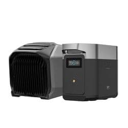 EcoFlow Wave 3 Portable Air Conditioner and Heater with Delta 2 Smart Extra Battery