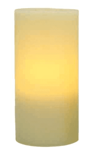 Flameless Battery Operated Candle 4"x 8" with Timer