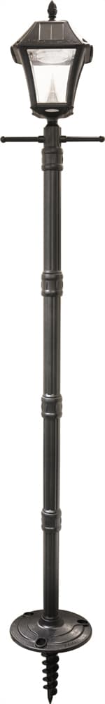 Gama Sonic Baytown II Solar Lamp Post with EZ-Anchor Base