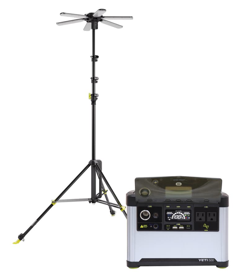 Goal Zero Yeti 500 6G 120V Compact Portable Power Station with Skylight Portable Area Light