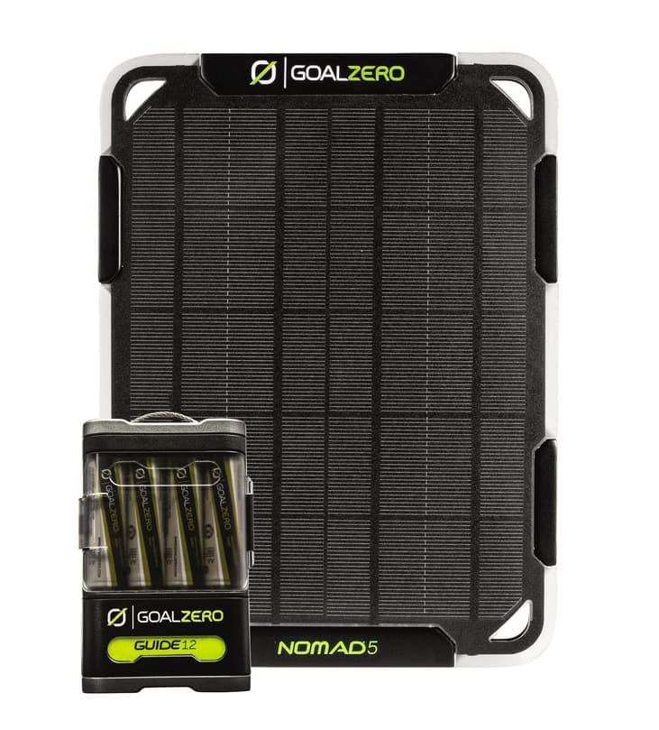 Goal Zero Guide 12 & Nomad 5 Solar Panel Kit