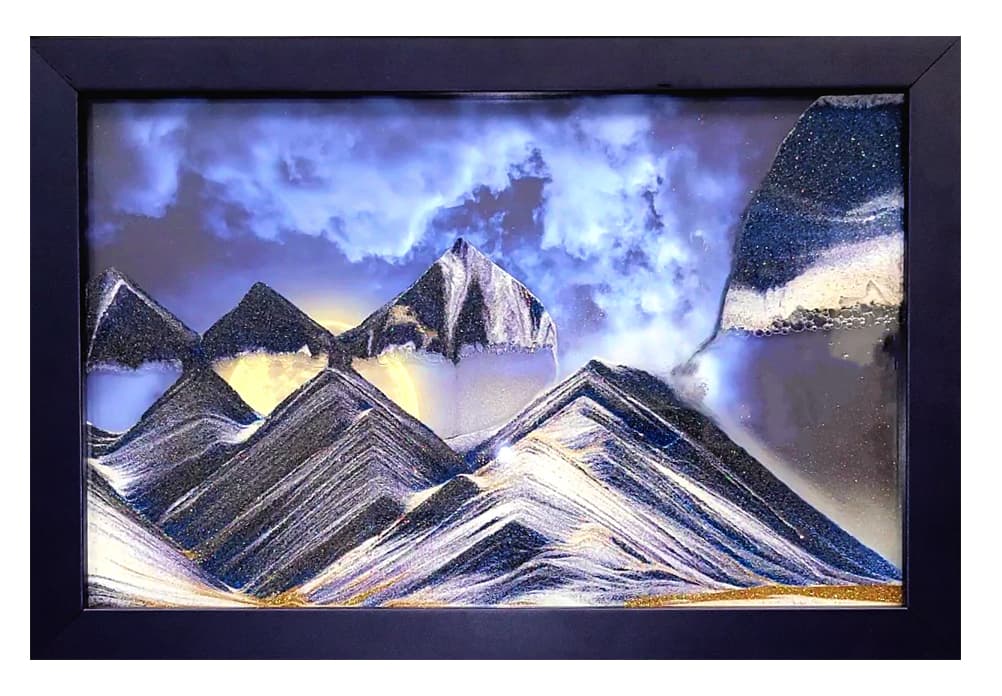 Sand Art Picture - Harvest Moon By Klaus Bosch