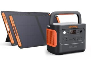 Jackery Explorer 1000 Plus Solar Generator - Includes 2x 100W Solar Panels