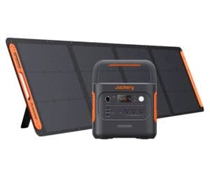 Jackery Explorer 2000 v2 Portable Solar Generator Kit with a SolarSaga 200W Solar Panel