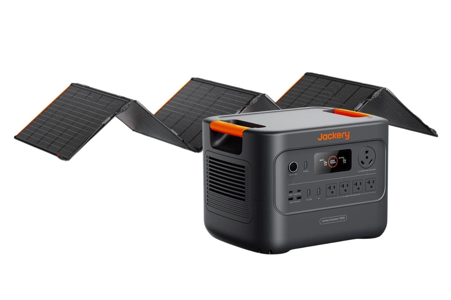 Jackery Explorer 3000 V2 Solar Generator with 500W Jackery Solar Panel