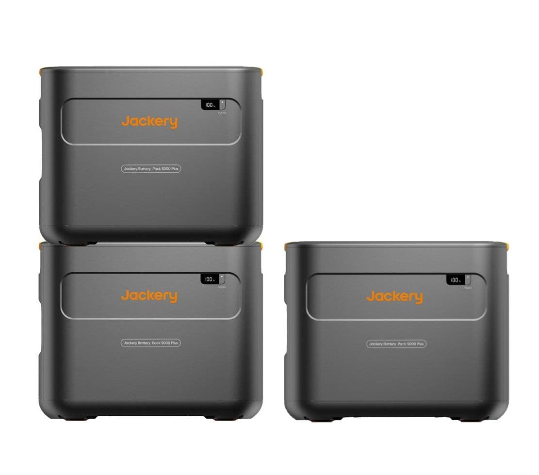Jackery Expansion Battery Pack 5000 Plus - 3 Pack
