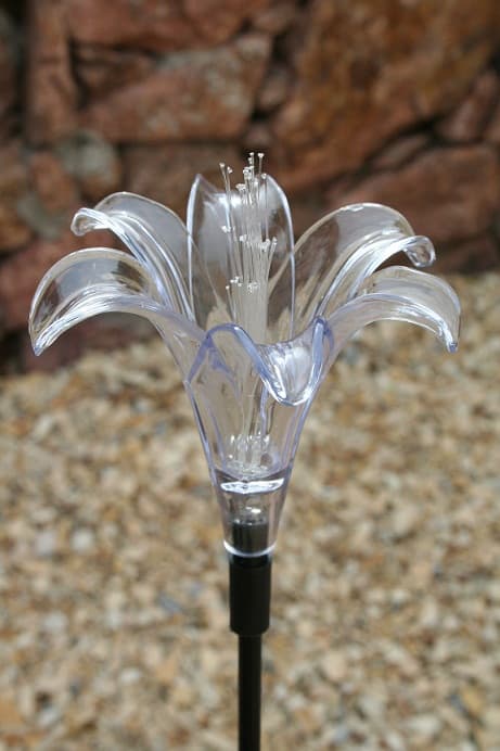 Lily Solar Stake Light - Color Changing Solar Lights